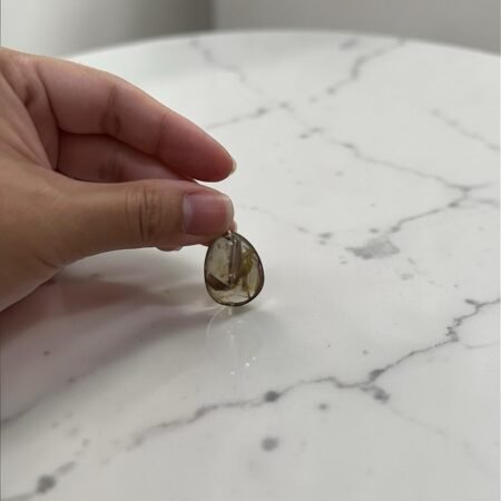Natural Smoky Rutilated Quartz Pendant – SRQ-02