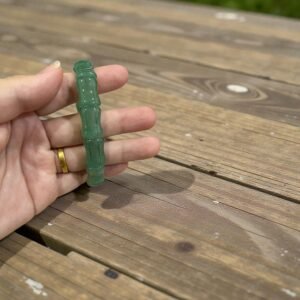 Green Aventurine Bamboo Bracelet Plaque