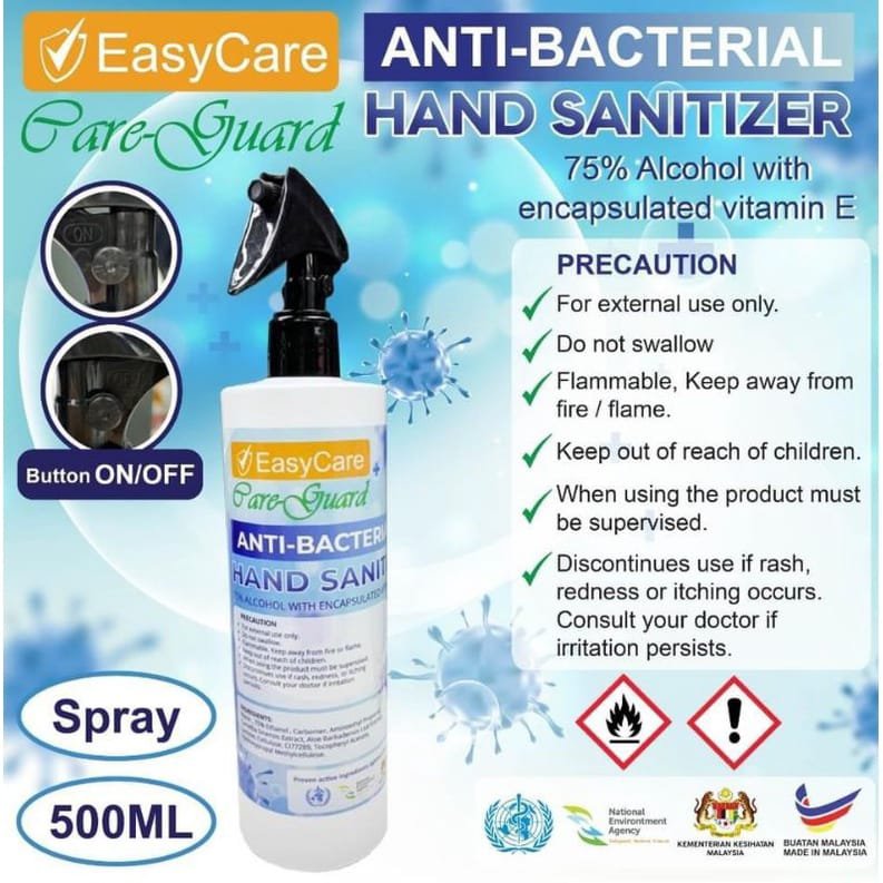 Care Guard Hand Sanitizer 500ml & 5L - Image 2