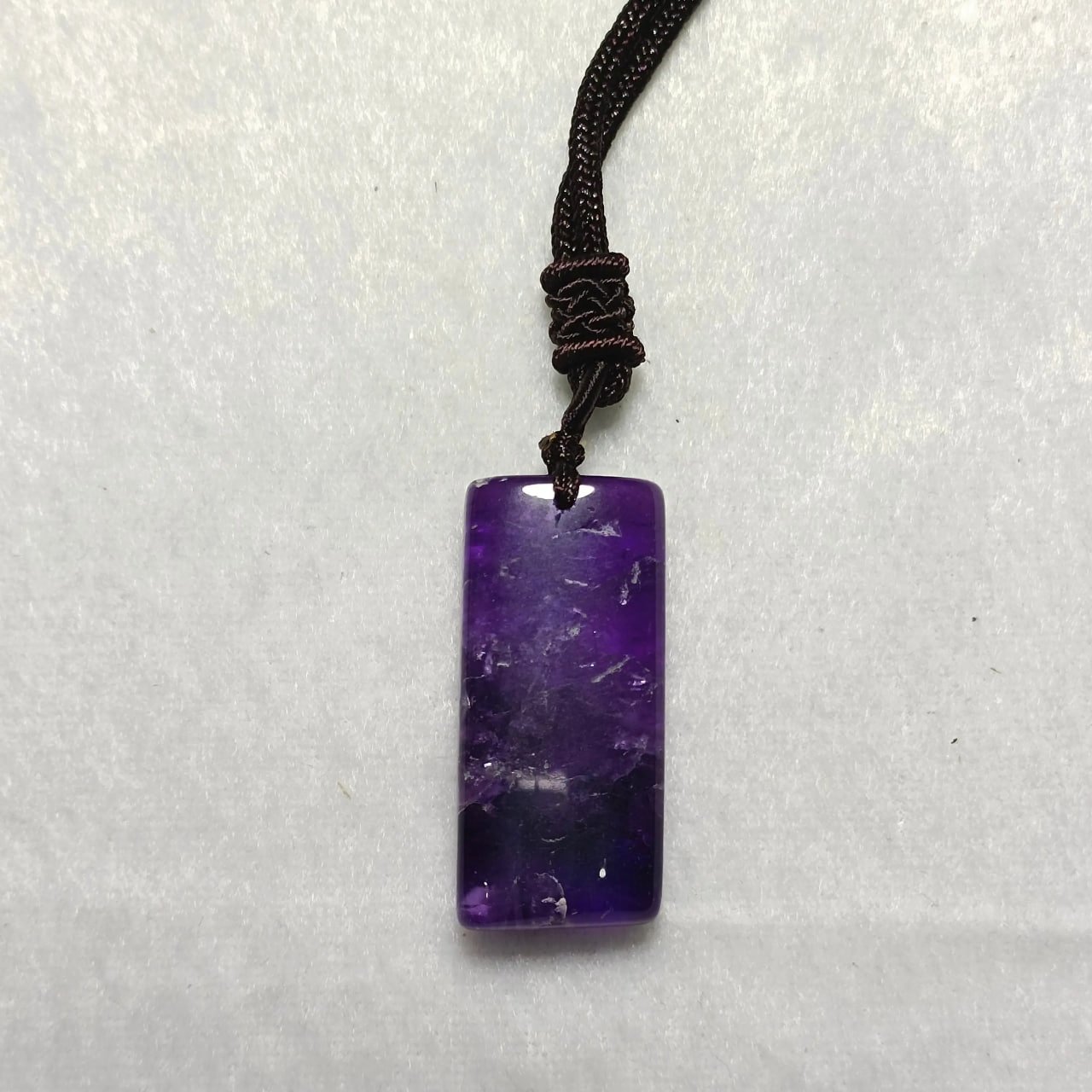 Natural Amethyst Wu Shi Pendant - Image 2