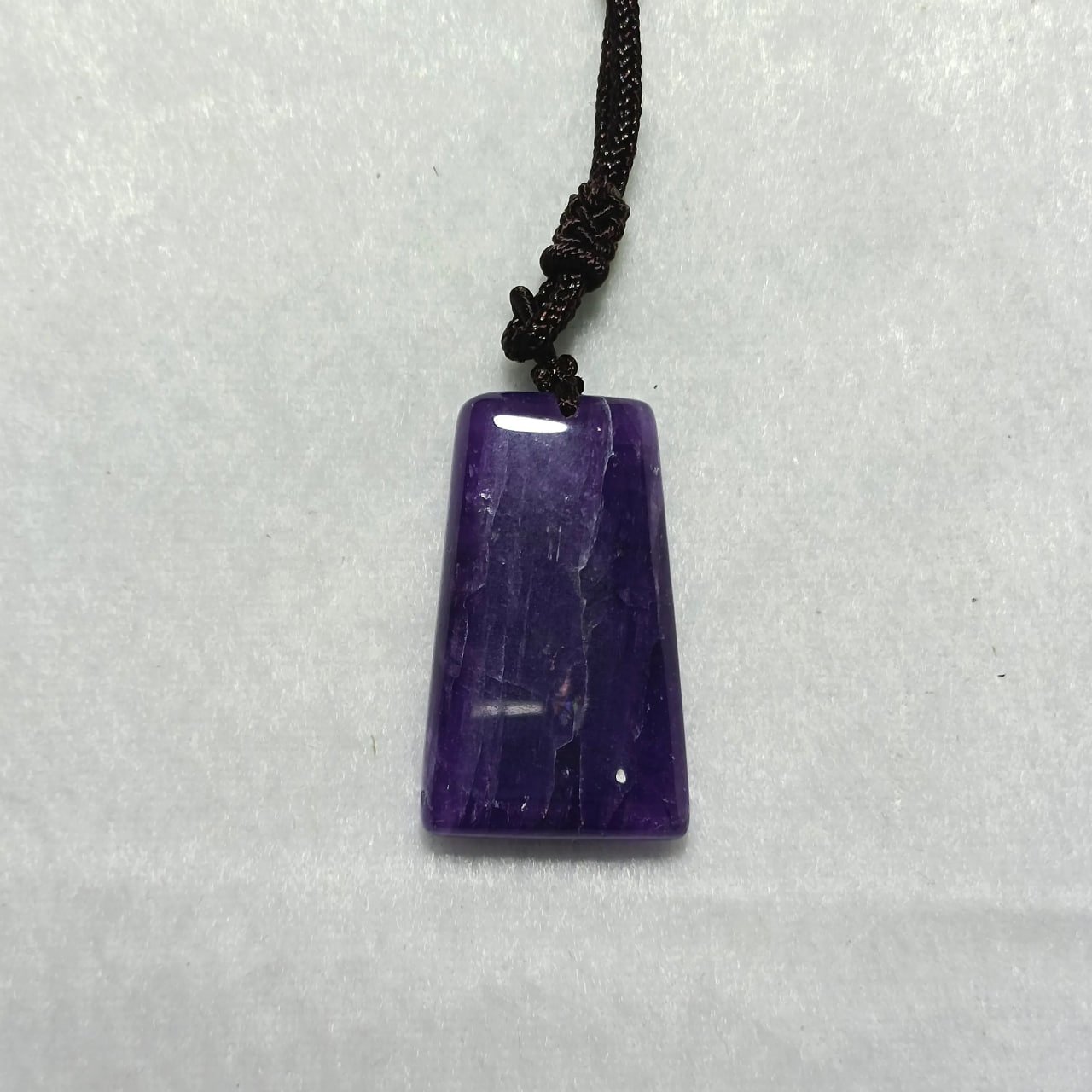 Natural Amethyst Wu Shi Pendant - Image 8
