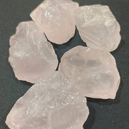 rose quartz raw stone