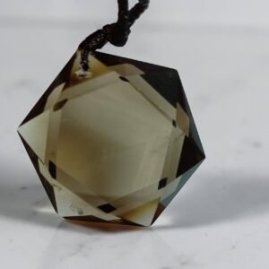 Smoky Quartz Hexagram Pendant