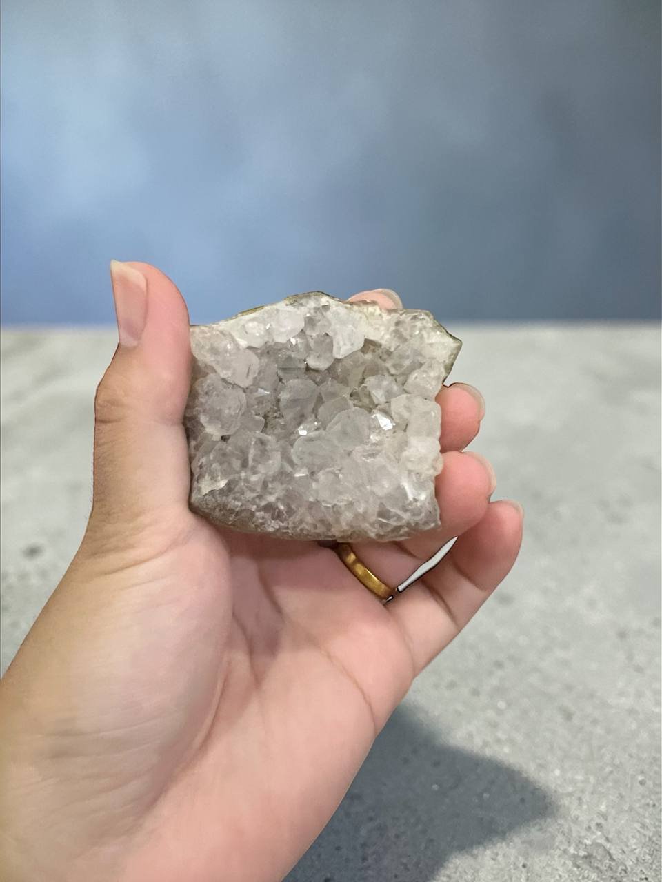 Natural Clear Quartz Crystal Cluster