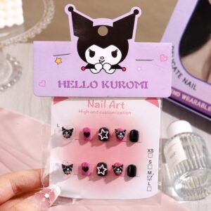 Hello Kuromi 系列儿童可爱美甲贴