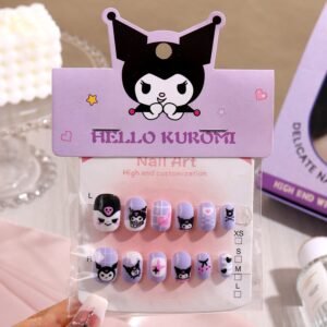 Hello Kuromi 2 系列儿童可爱美甲贴