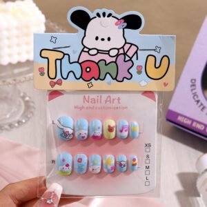 Thank U 系列儿童可爱美甲贴