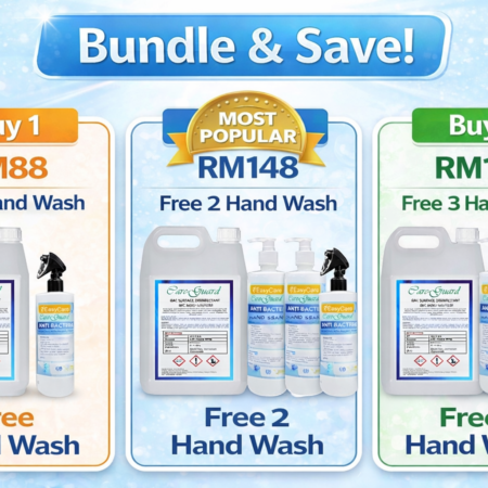 CARE GUARD QAC Surface Sanitizer (5L) - Bundle Set （Buy 1)