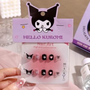 Hello Kuromi 3 系列儿童可爱美甲贴