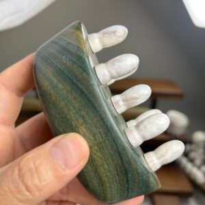 鹿角按摩工具｜手持经络放松按摩器 Green Sandalwood Massage Tool