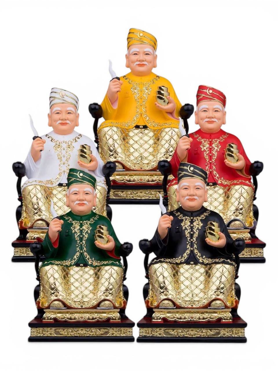马来西亚拿督公摆件 五色拿督公神像 招财守护供奉摆设