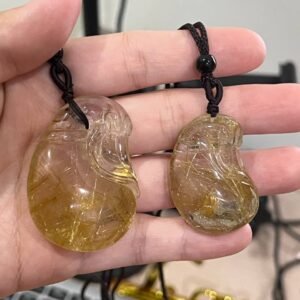 如意钛晶吊坠｜招财守护 Ruyi Rutilated Quartz Pendant