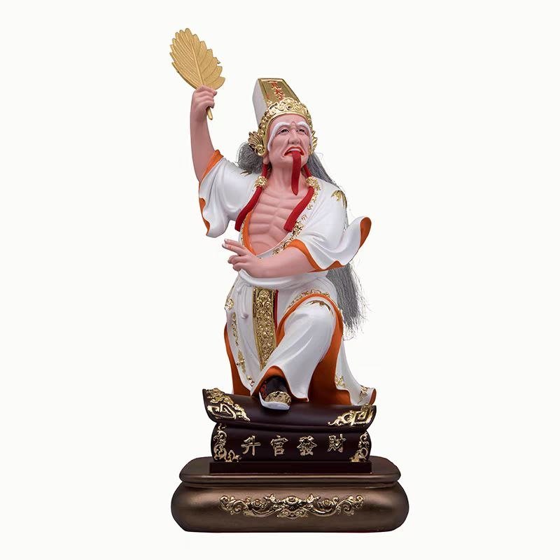 七爷八爷 Black & White Impermanence Deities Statue (Qi Ye Ba Ye) - Image 5