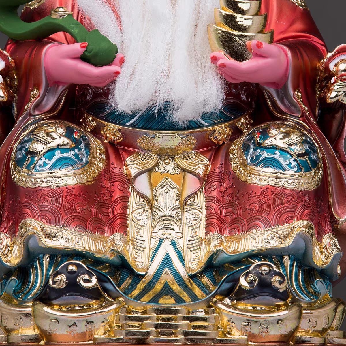 土地公神像(如意款 / 拐杖款)摆件 Tudigong Statue - Image 6